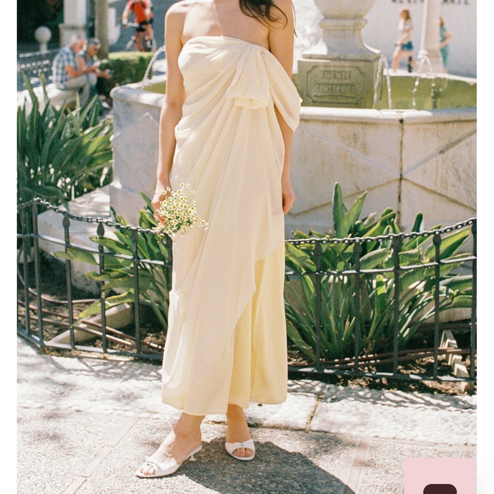 Nana Jacqueline Lindsey Yellow Dress
